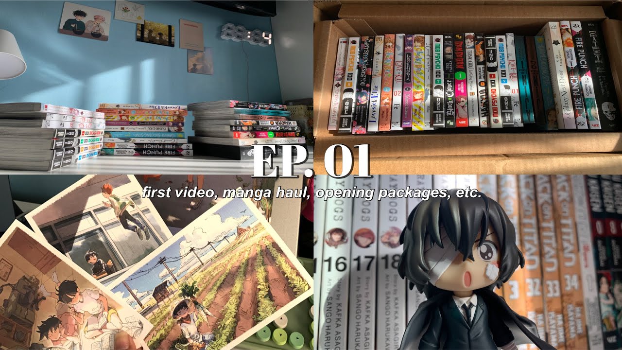 ep. 01- manga haul, etsy packages, etc.