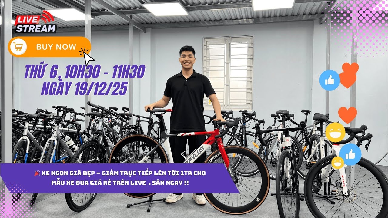 🔥Ưu đãi vô cùng lớn cho các dòng xe đua , touring , MTB - giảm trực tiếp 200k cho các mẫu xe đua .