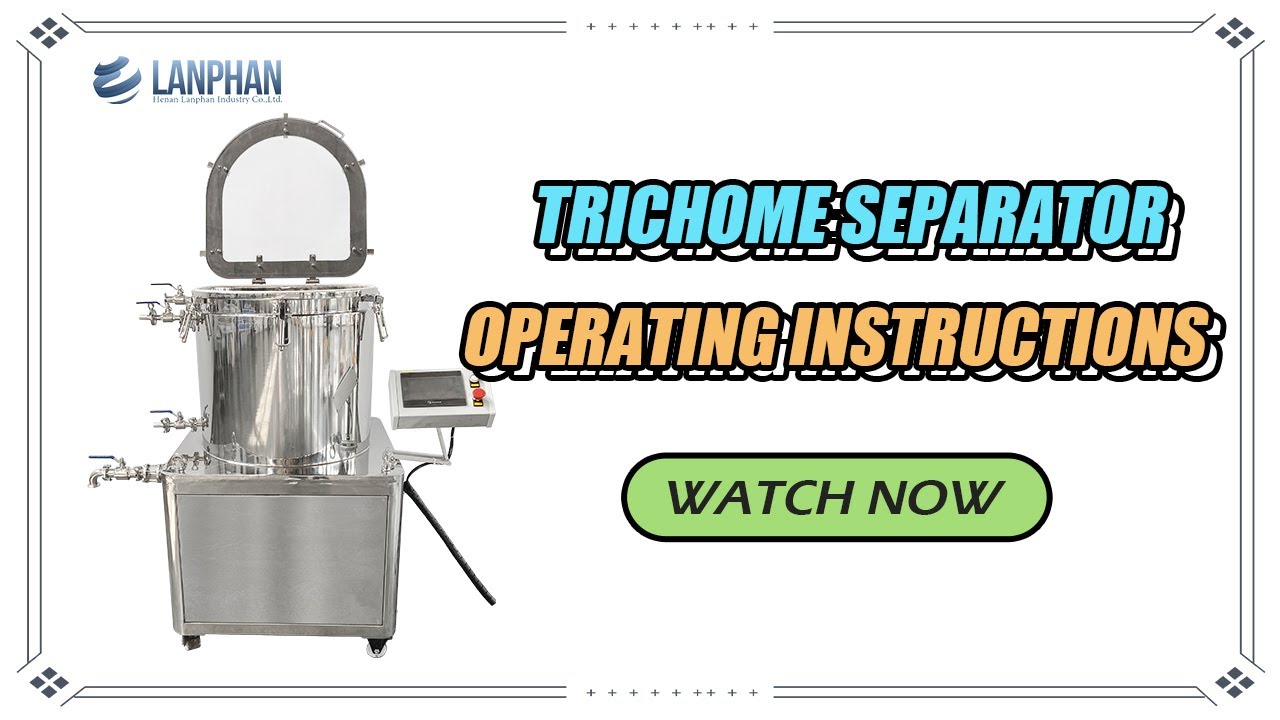 Trichome Separator Operating Instructions