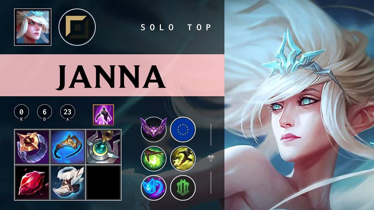 Janna Top vs Olaf - EUW Master Patch 26.06