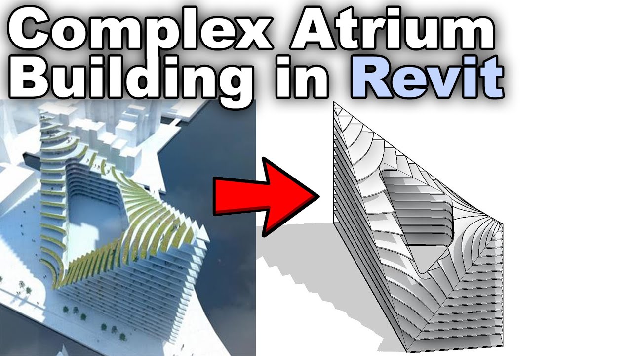 Complex Atrium Building in Revit Tutorial