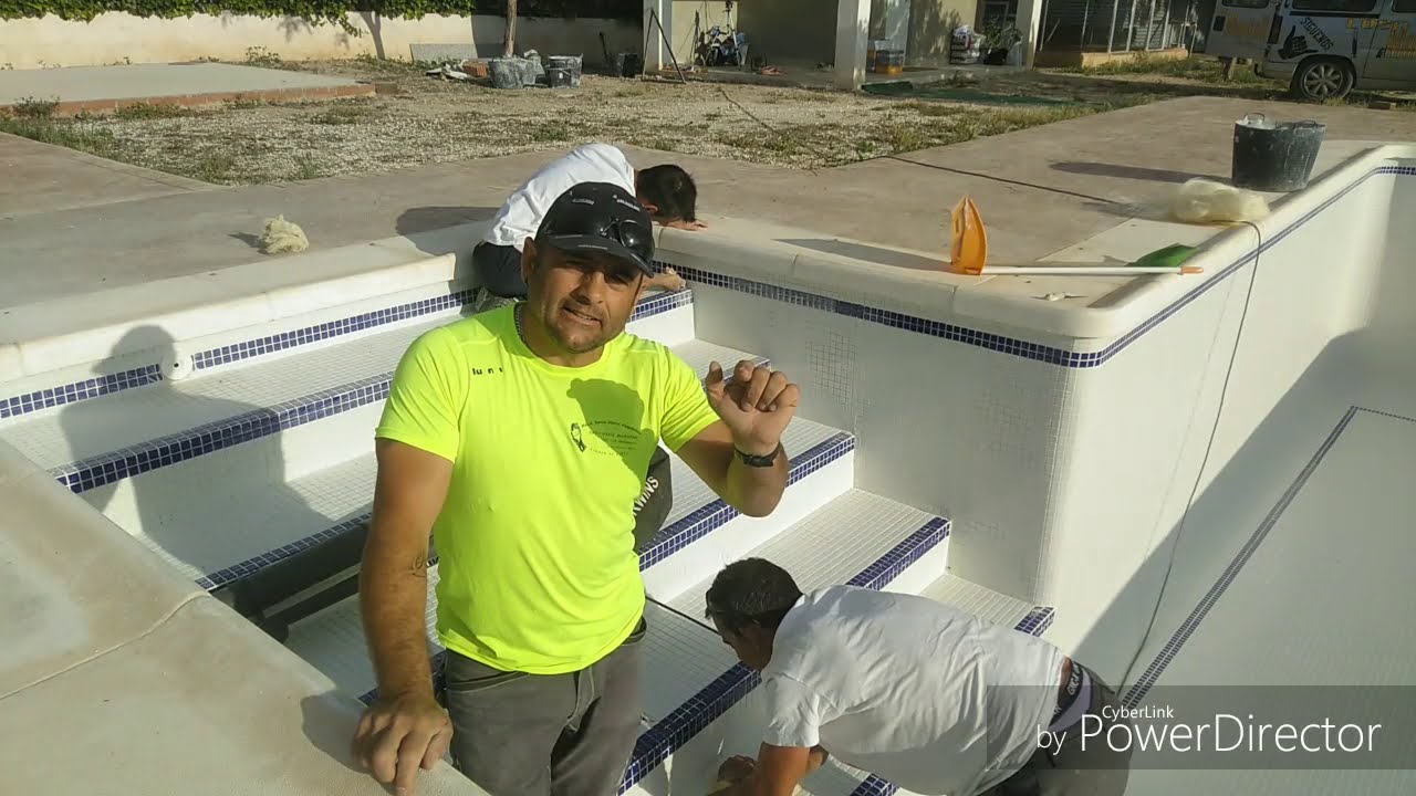 COMO PONER GRESITE EN PISCINA