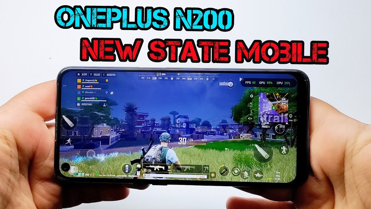 OnePlus N200 New State Mobile Test Game | With FPS Meter | TDM + Classic