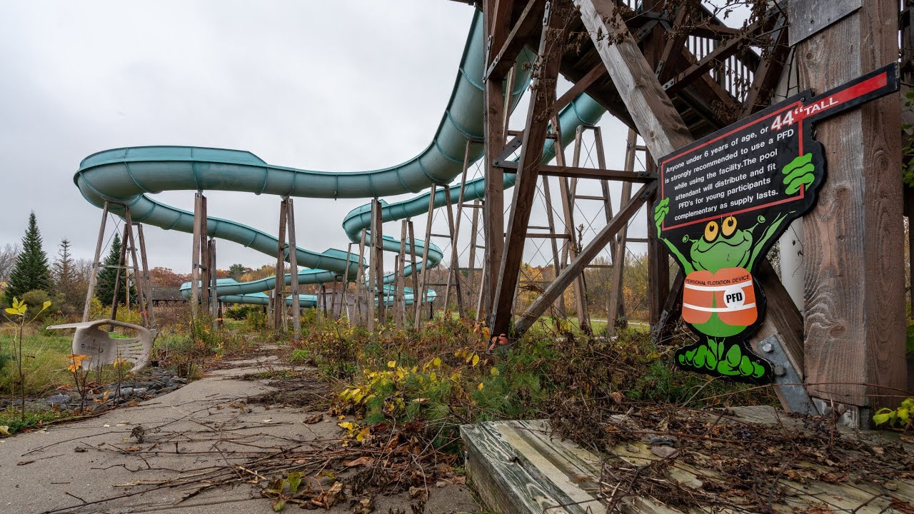 Abandoned Big Adventure Waterpark Attraction - Roadside Find