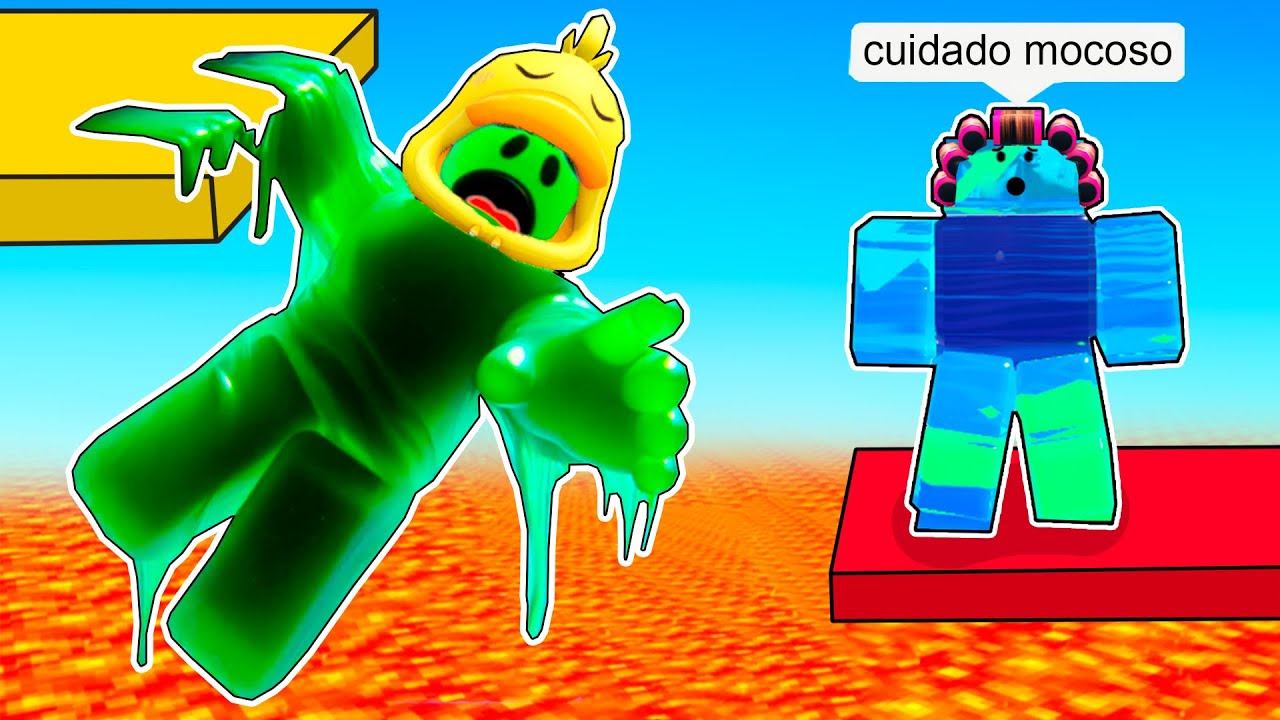 ¿PODEMOS PASAR UN OBBY SIENDO GELATINA EN ROBLOX? 😂
