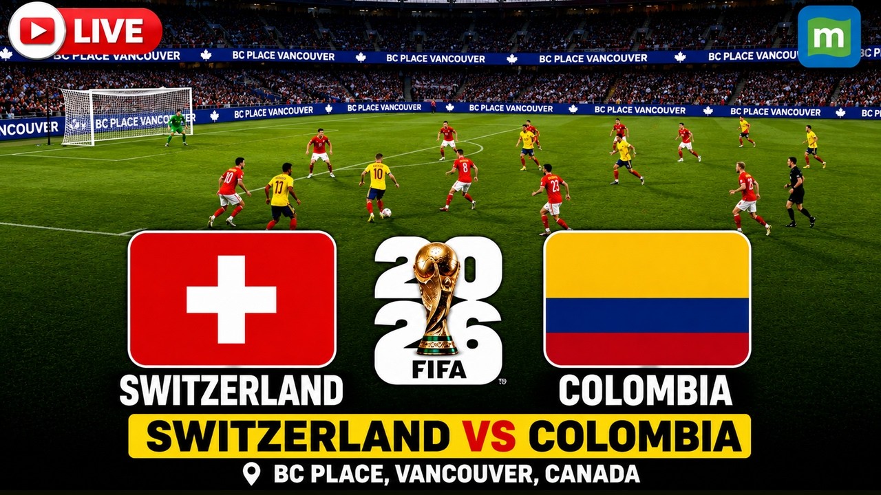 🔴Switzerland vs Colombia LIVE Match: FIFA World Cup 2026 Round of 16 | Live Football Match | N18G