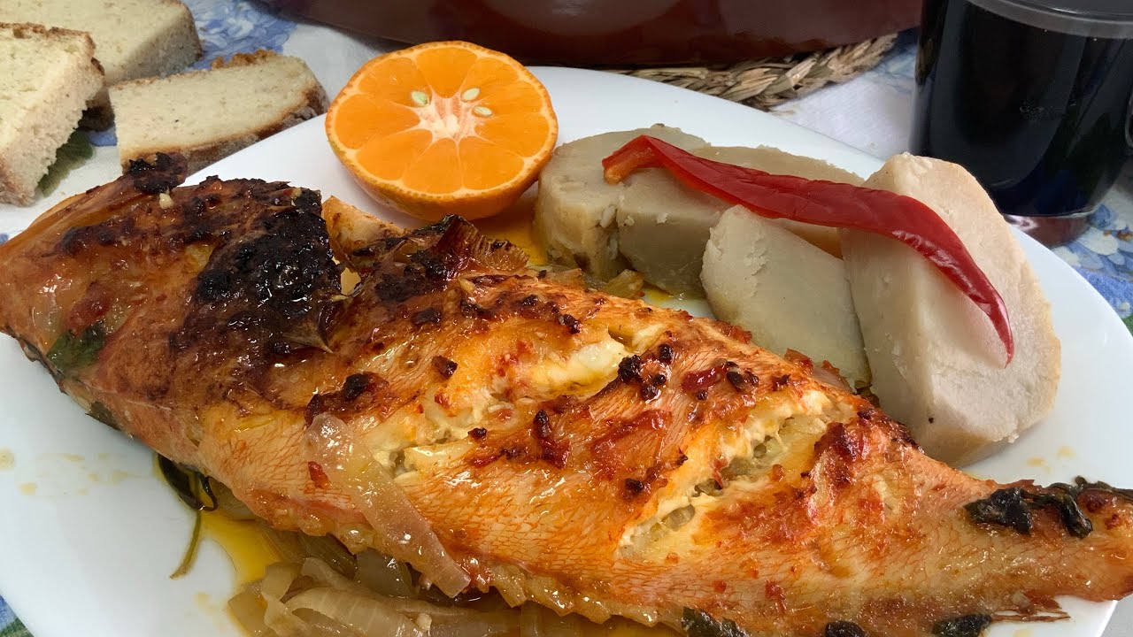 Peixinho Vermelho Assado no Forno Receita Simples Rápida e Deliciosa