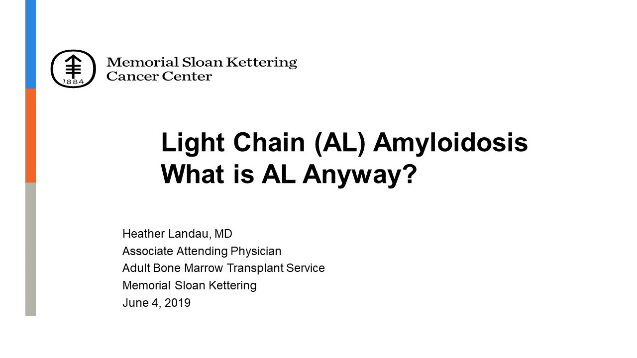 Light Chain (AL) Amyloidosis:  What is AL Anyway?