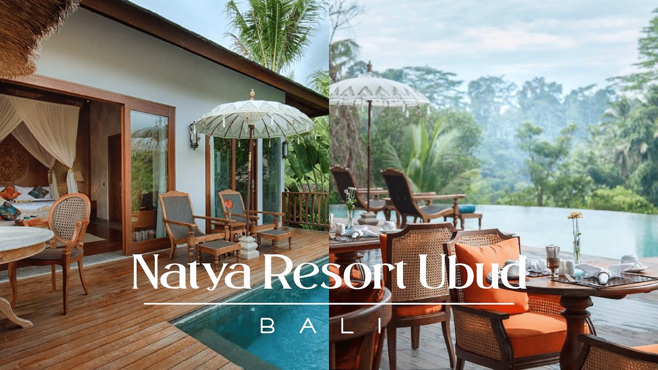 LUXURY PRIVATE POOL VILLA IN UBUD | Staycation Natya Resort Ubud