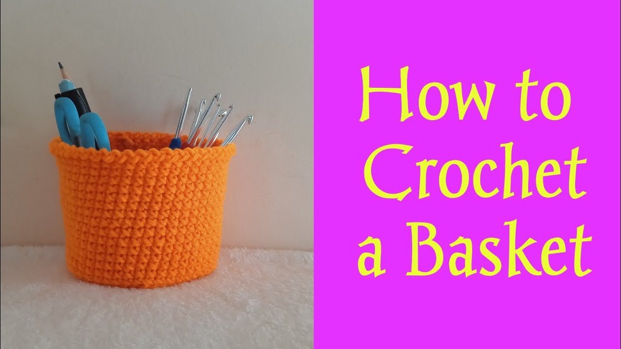 Crochet Basket Tutorial in tamil/Fast Easy and Great for Beginners