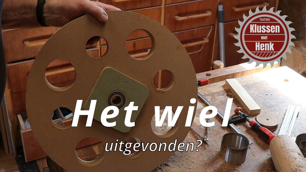 Lintzaag van hout bouwen-deel 3-de Wielen maken