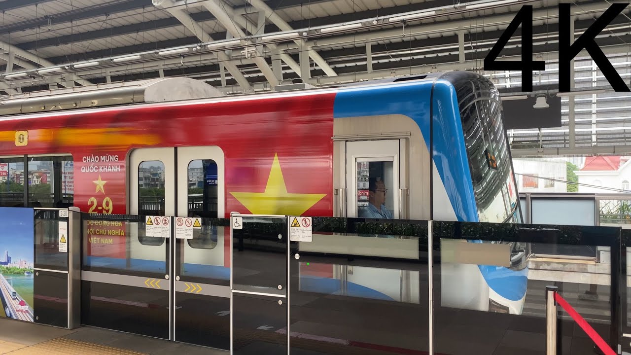 HCMC METRO #31 | Vietnam | Metro Ride From Ben Thanh To Thao Dien | Afternoon Ride | Hitachi | [4K]