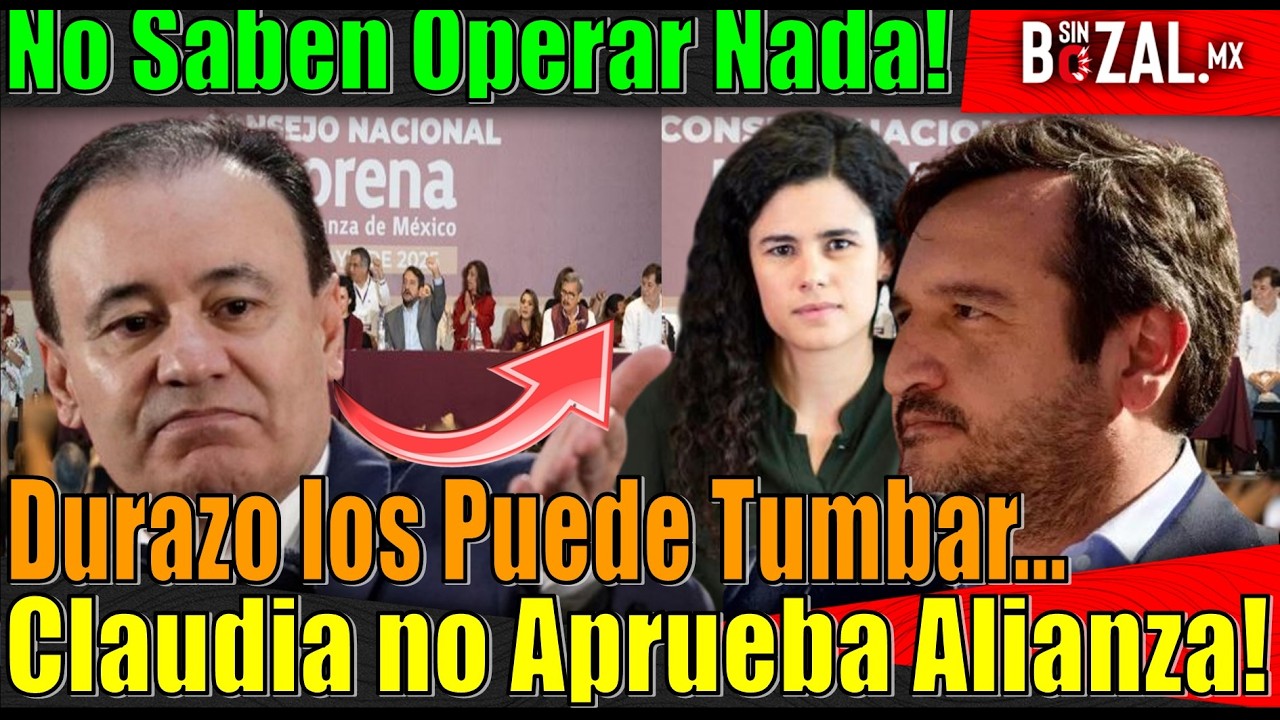 DURAZO HOY ALISTA RELEVO DE LUISA ALCALDE, AUNQUE LA PRIMERA ACCIÓN SERÁ BLOQUEARLE EL PODER!