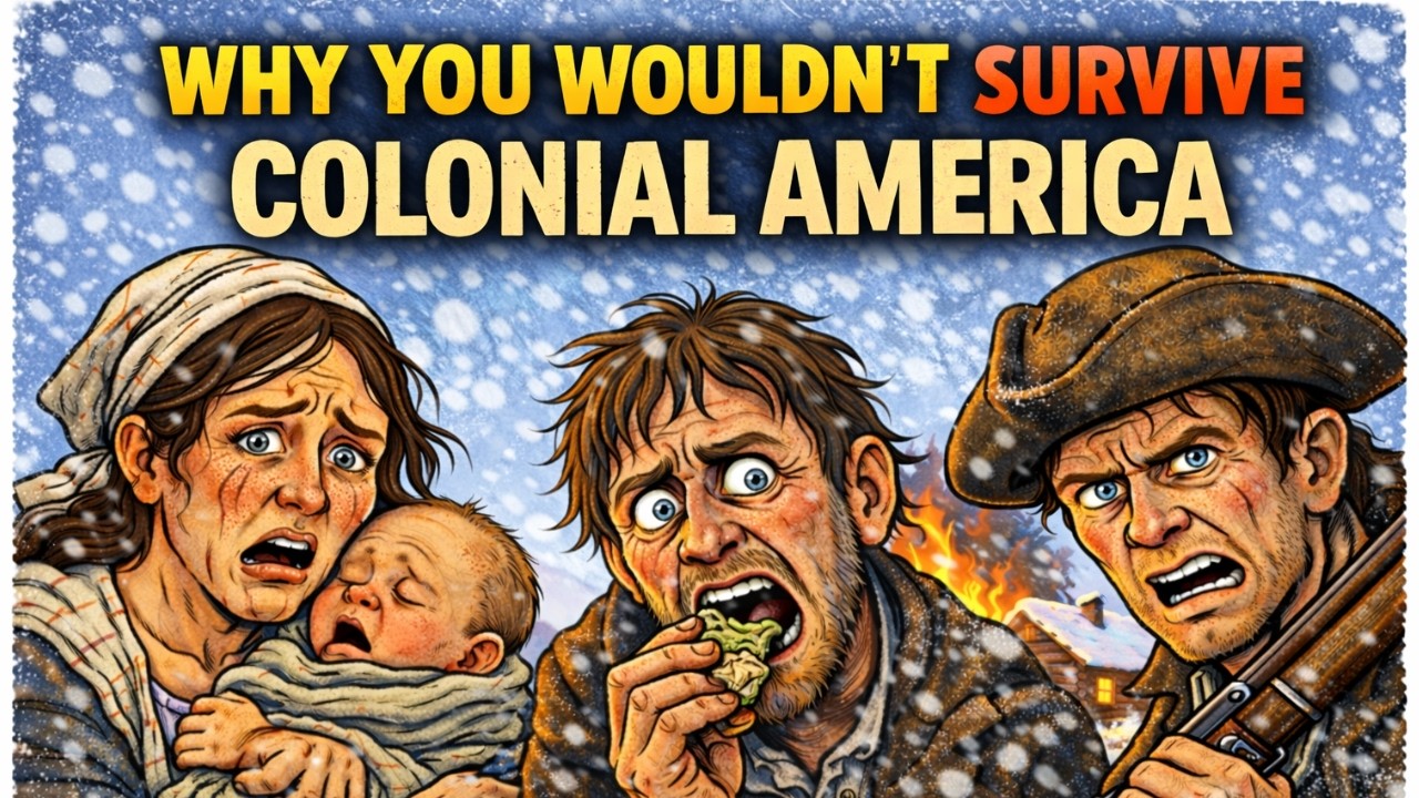 The Brutal Reality of Colonial America | Calm History for Sleep