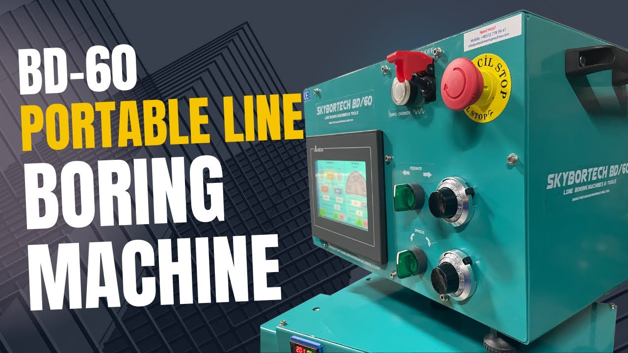 BD-60 Portable Line Boring Machine | Precision & Efficiency for Heavy Equipment