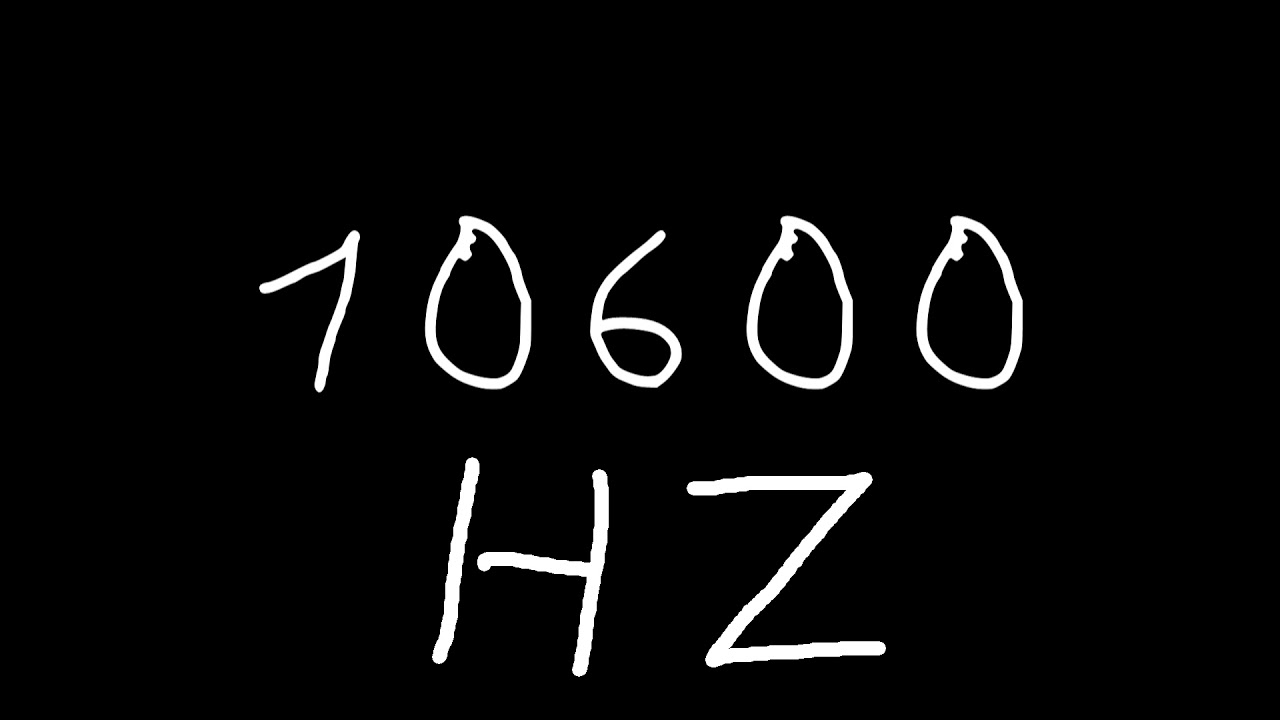 10600 hz