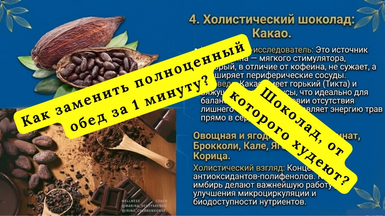 Как заменить обед / ужин за 1 минуту? Шоколад, от которого худеют? Правда о коктейле Power Meal NSP