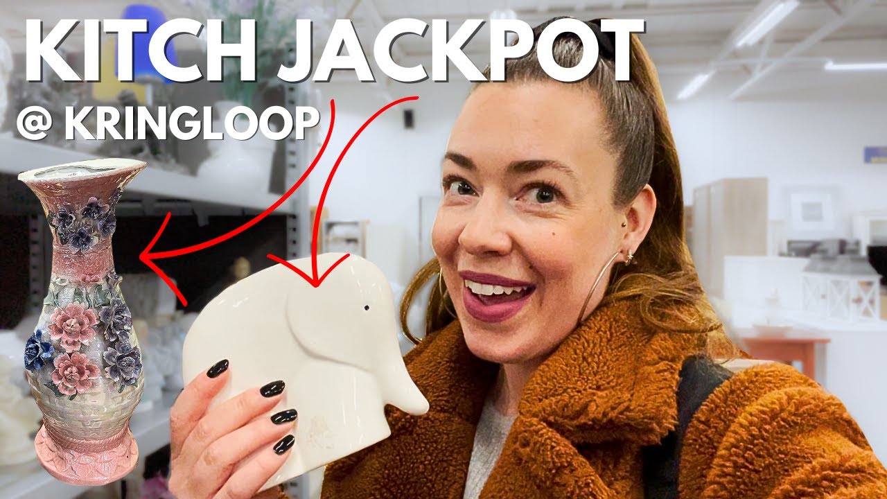 KRINGLOOP shoplog met GEWELDIGE vintage kleding // Kringloop show | ♥ iamtheknees