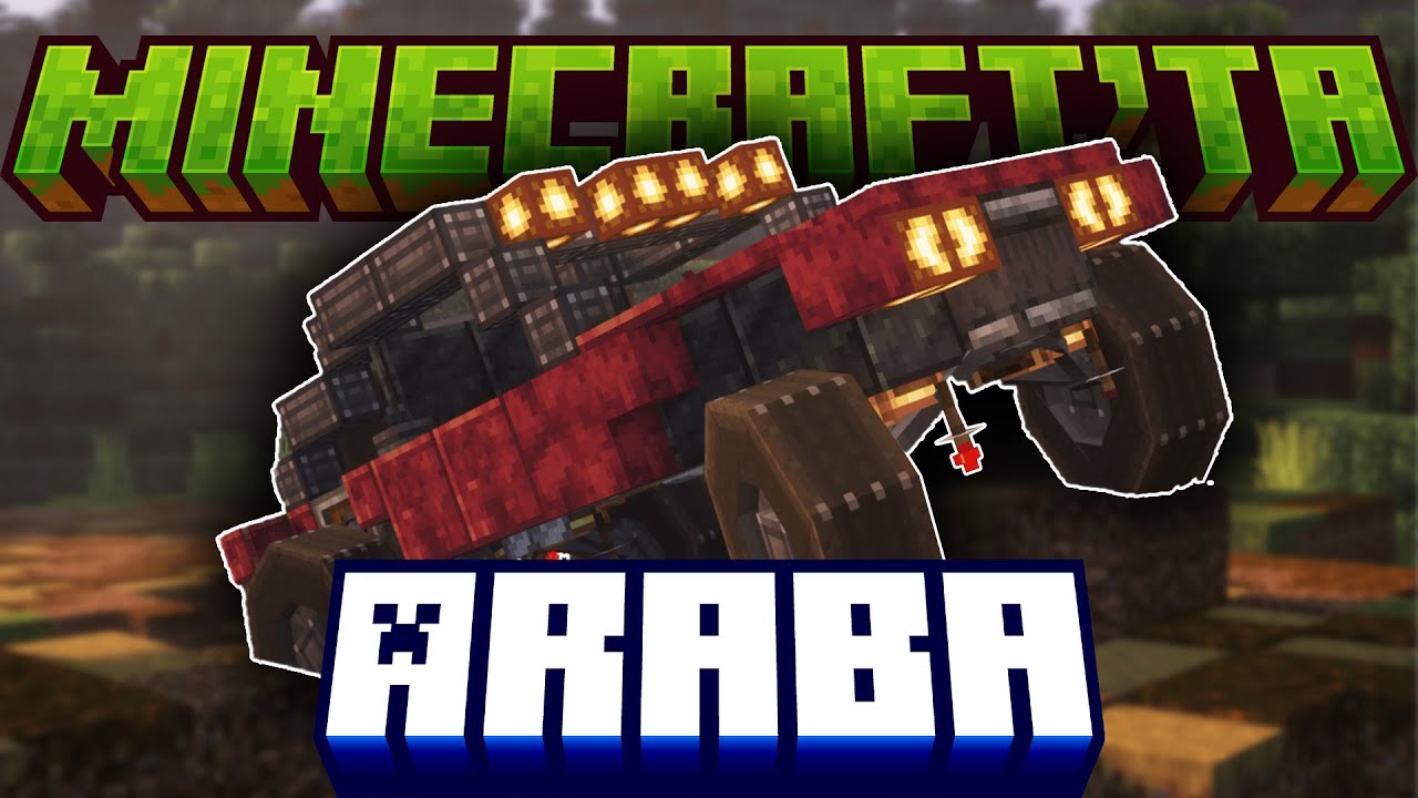 Minecraft'ta &Ccedil;alışan Araba Yapmak! | Create: Trackwork