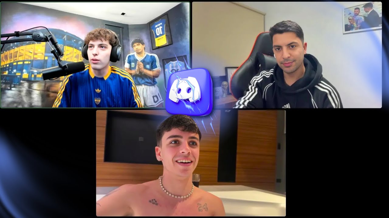 Davo Charla con Mernuel en un Jacuzzi y Gaston Edul por Discord