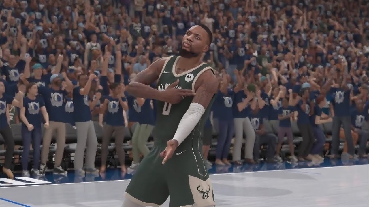 2K25 REALISTIC GAMEPLAY - DAMIAN LILLARD