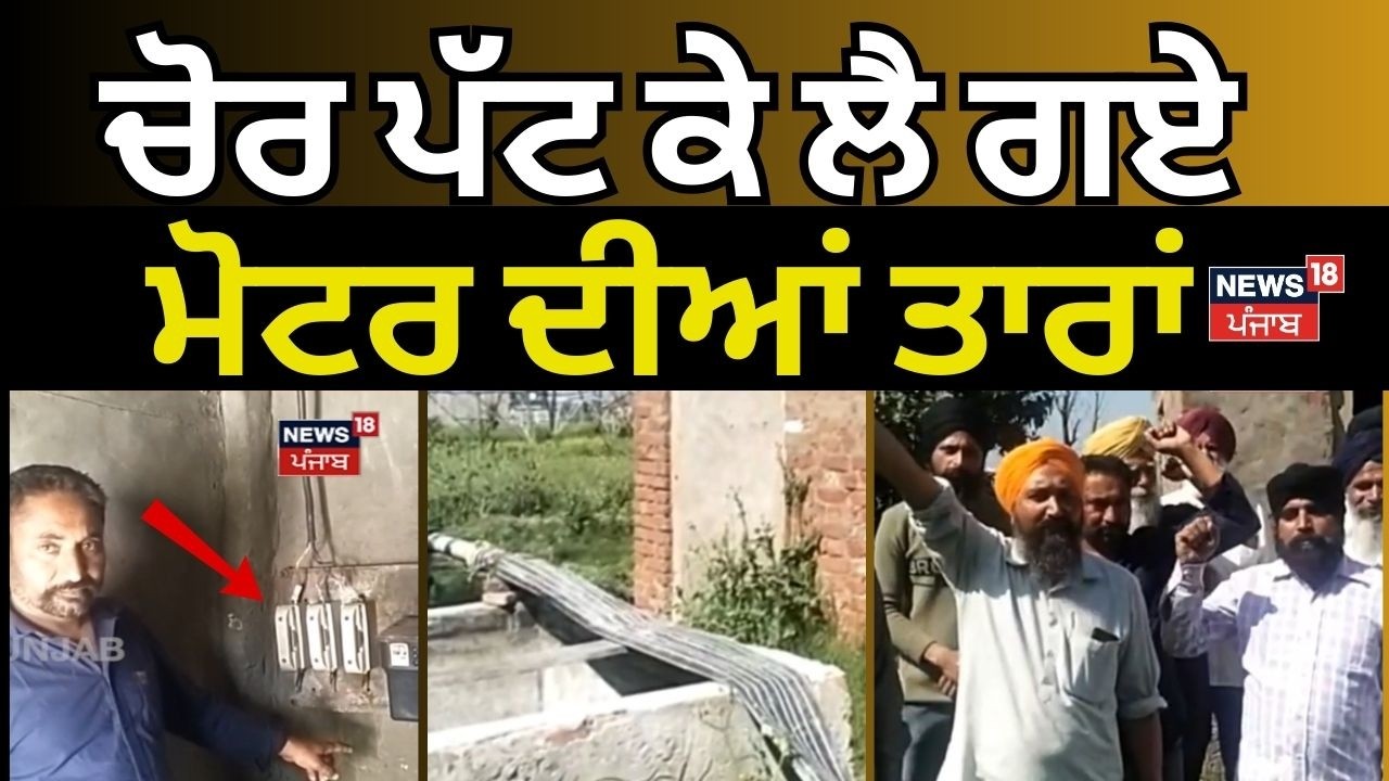 Rajpura News | ਚੋਰ ਪੱਟ ਕੇ ਲੈ ਗਏ ਮੋਟਰ ਦੀਆਂ ਤਾਰਾਂ | Chori News | N18V