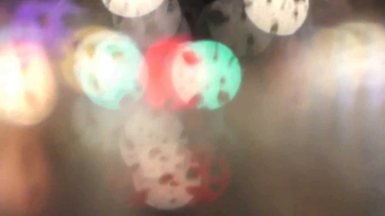 Rain on bus window