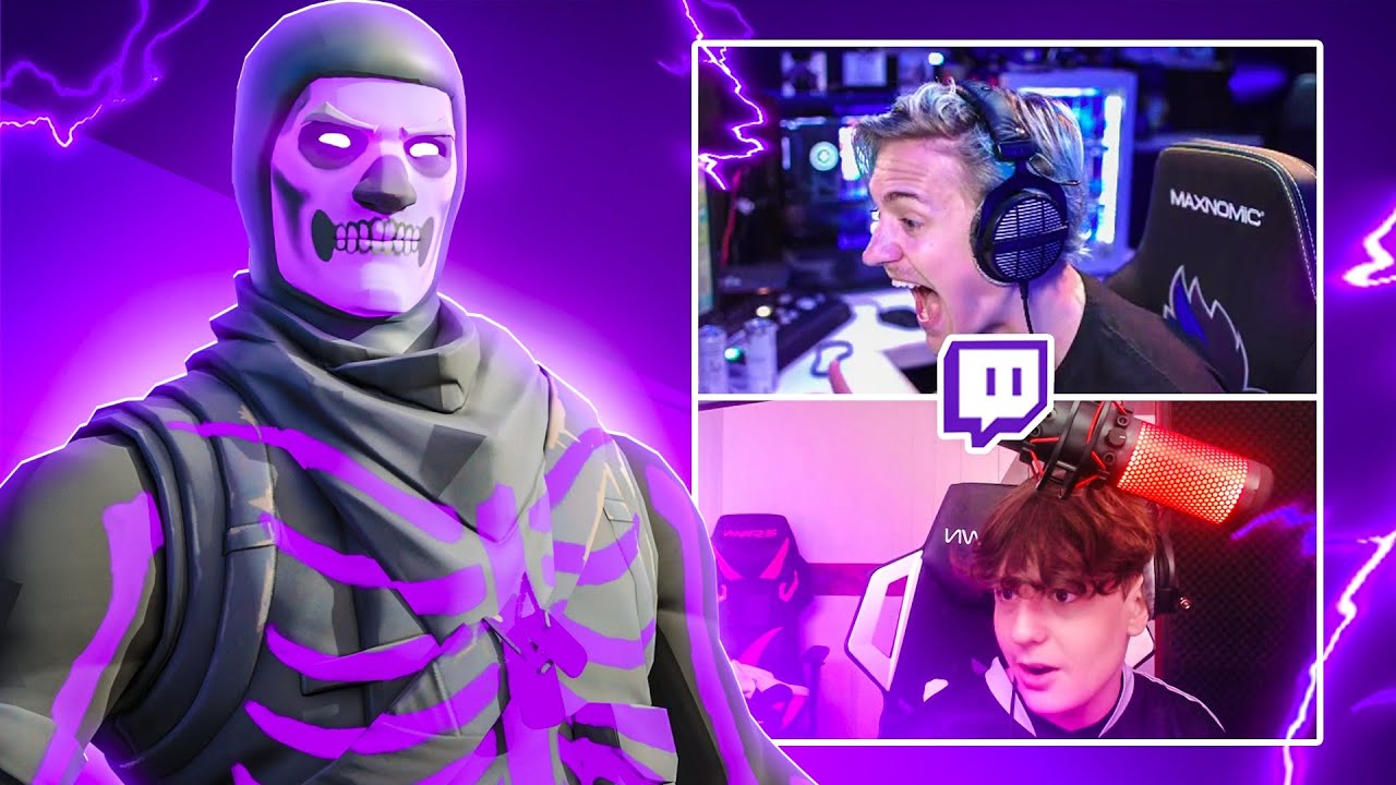 JOYMZ vs. FAMOUS TWITCH STREAMERS (Ninja, Nickmercs, CourageJD, TimTheTatman, Cloakzy) - Fortnite