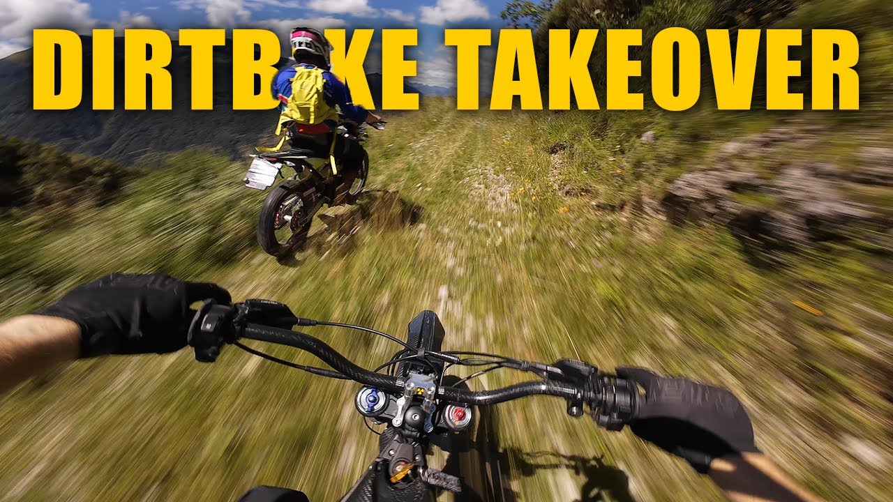 9 DIRTBIKES TAKE OVER THE MOUNTAIN // TALARIA STING R + KTM BETA FANTIC