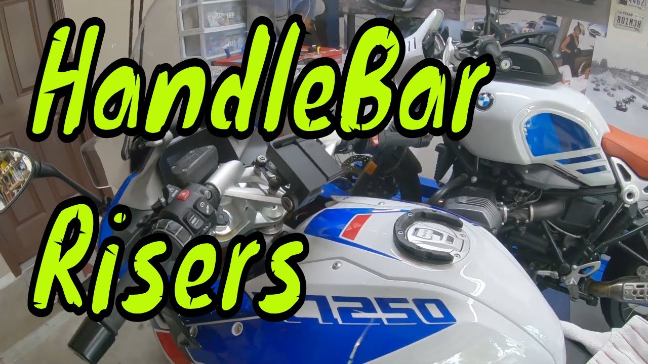 How to install Motorcycle Heli HandleBar Risers on R 1250 RS Sport Touring