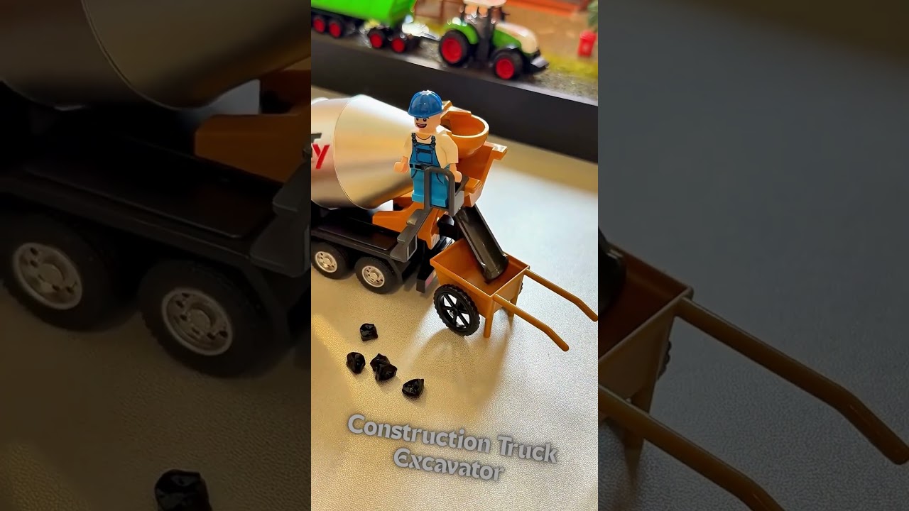 Construction truck excavator