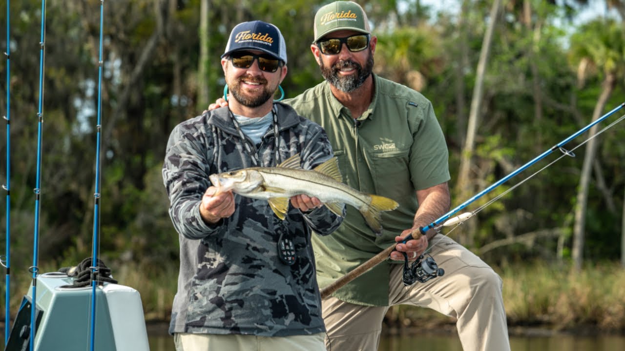 Inshore Fishing in Crystal River, Florida for Redfish, Snook and Speckled Sea Trout.