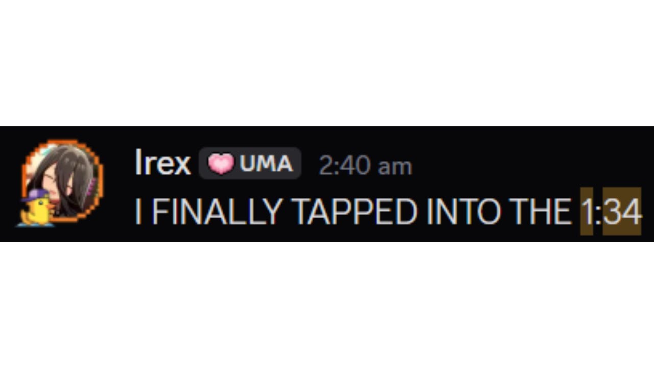 Uma Racing | Tamamo Cross [1:34:97] No Slipstreams