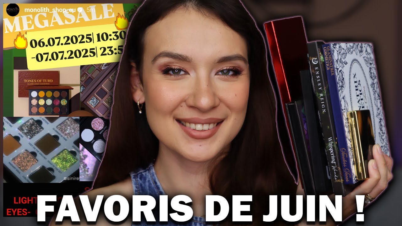 MES FAVORIS SONT EN SUPER PROMO CHEZ MONOLITH & CLASSEMENT DES PALETTES DE JUIN !
