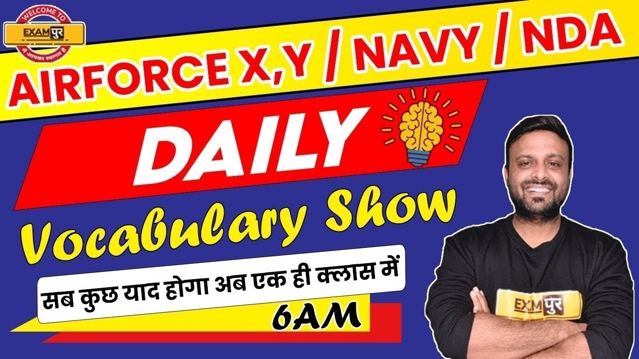 Air Force xy  / Navy / NDA | English Vocabulary Advanced | Vocabulary English By Amy Sir