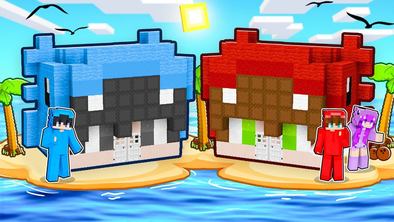 Moni vs Tofi vs Lia: EN G&Uuml;VENLİ Minecraft TATİL Evi Yapı Kapışması!