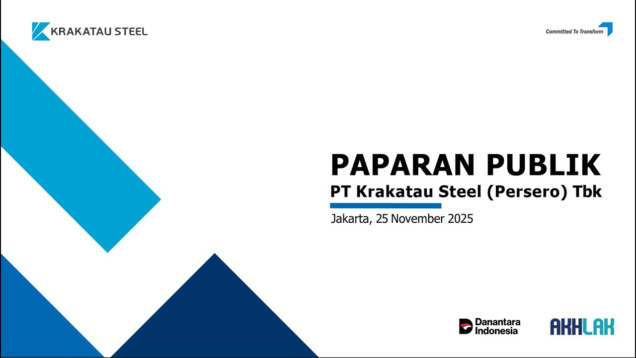 Paparan Publik Krakatau Steel (Persero) Tbk. 2025