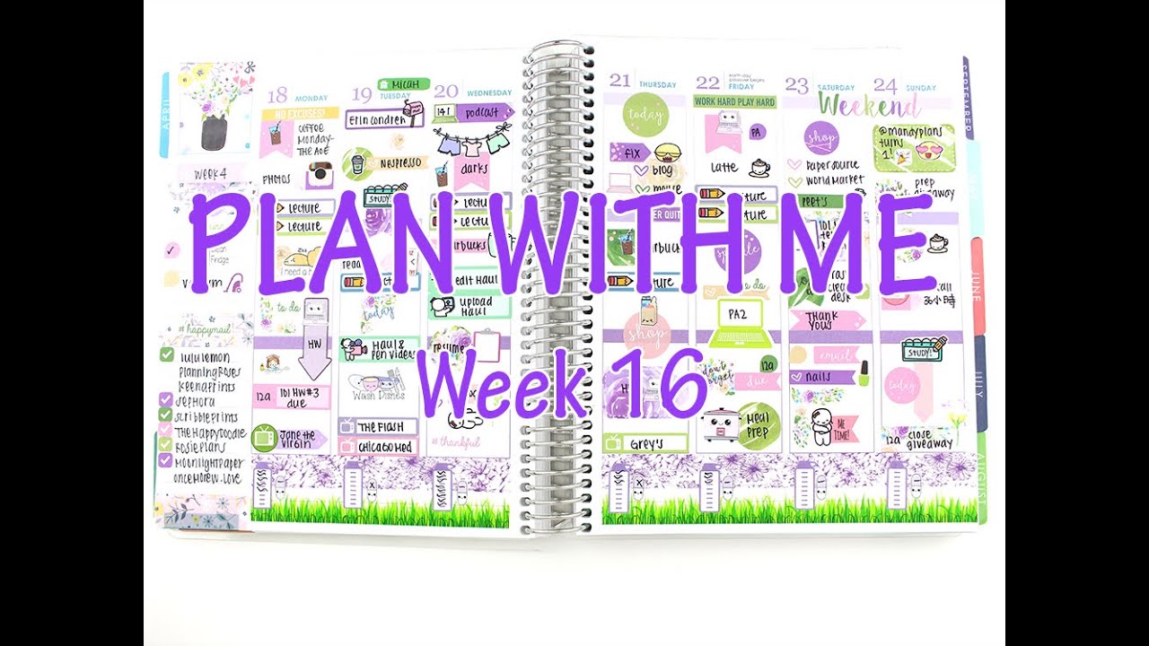 Plan with Me: April Station Stickers Club | MandyPlans