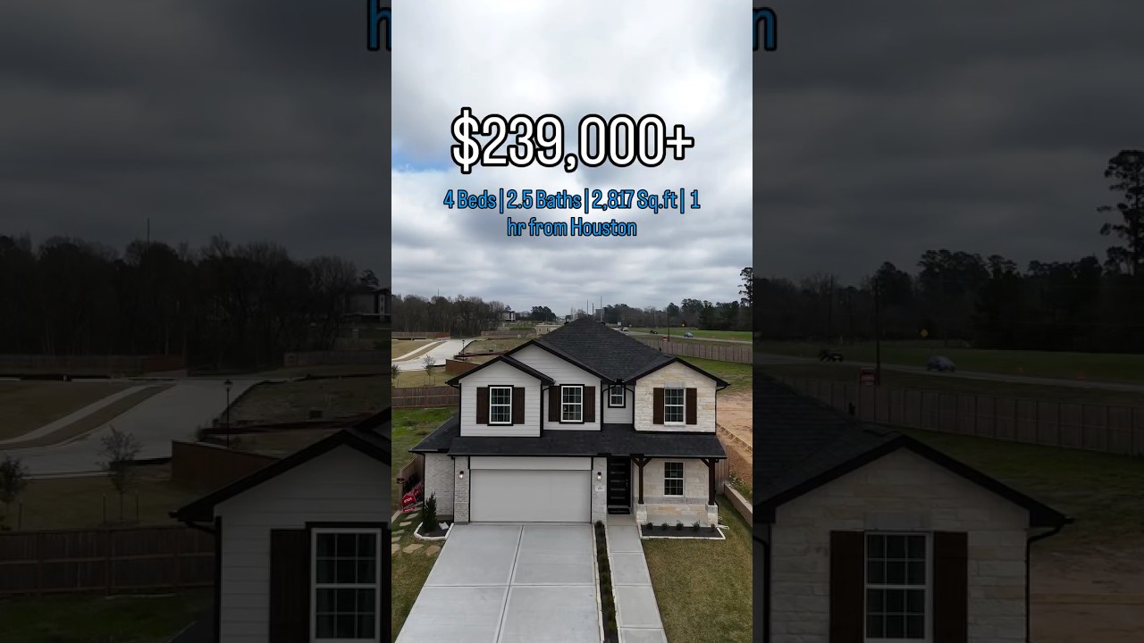 Affordable new construction homes under 300k in Houston Texas 