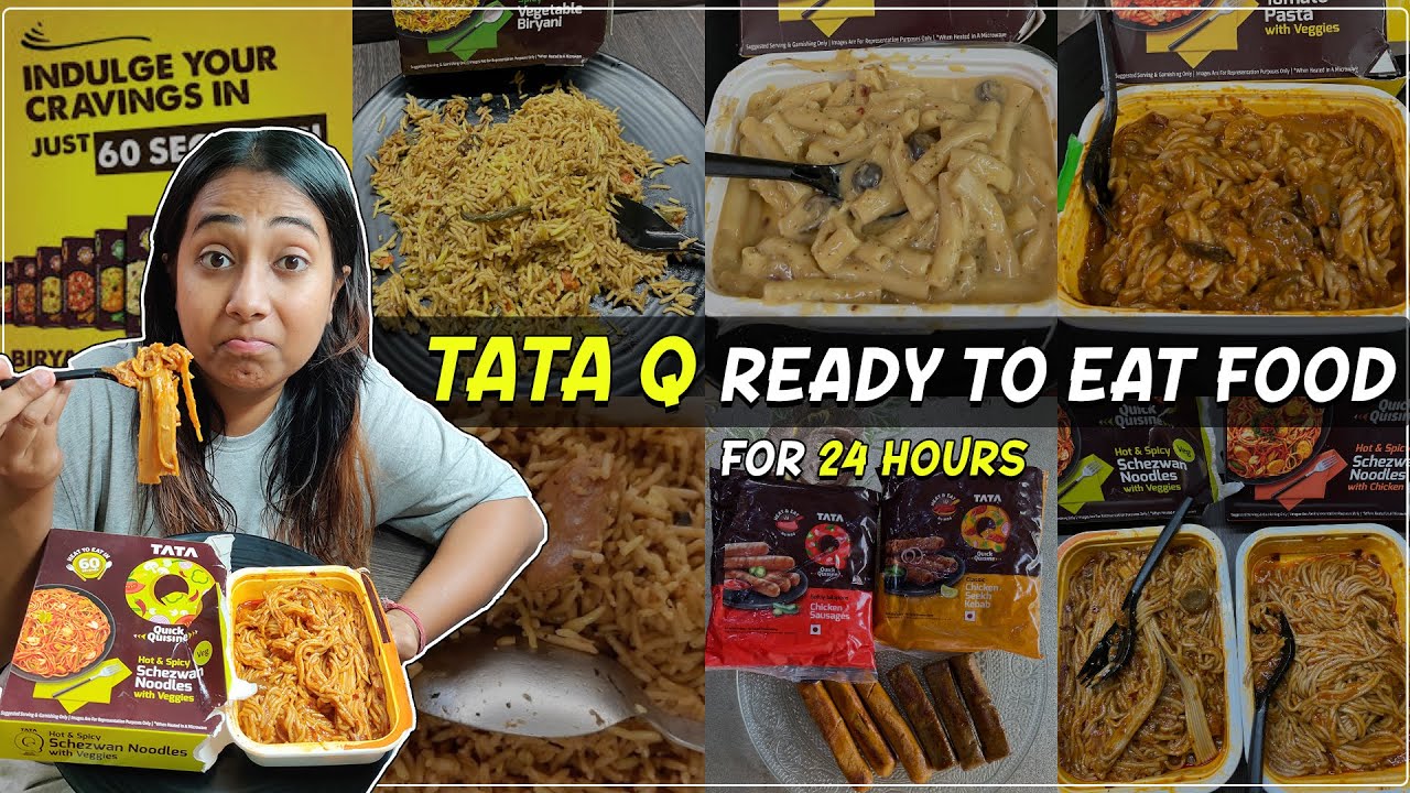 I only ate TATA Q Ready To Eat Food for 24 HOURS Challenge | Food Challenge *Gone Wrong*🤪