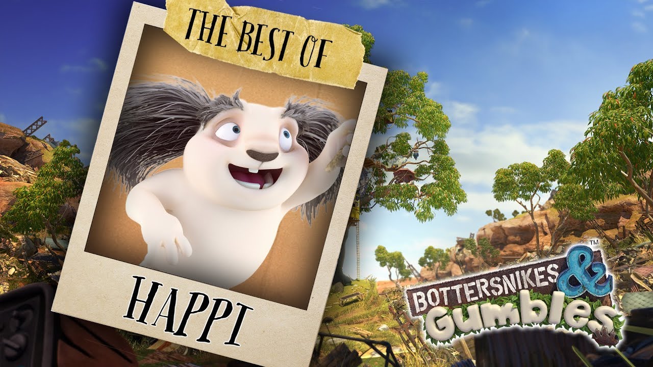 COMPILATION - Happi's best moments | Bottersnikes and Gumbles - Cartoons for children