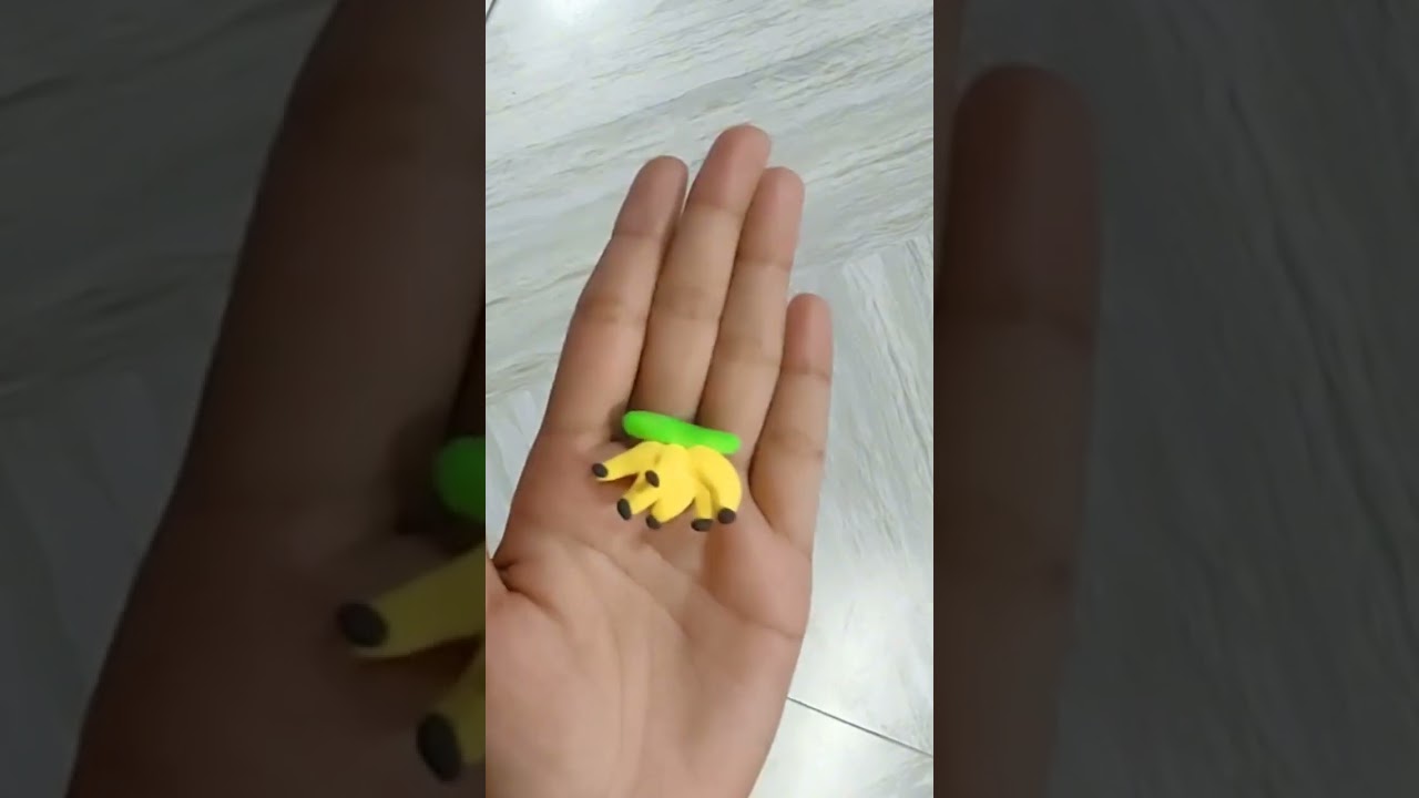 2. "Clay Banana DIY🍌🍌 | Fun and Simple Craft for Kids" 