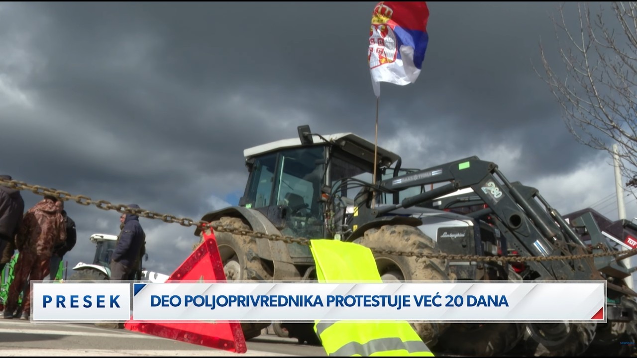 Deo poljoprivrednika protestuje već 20. dan