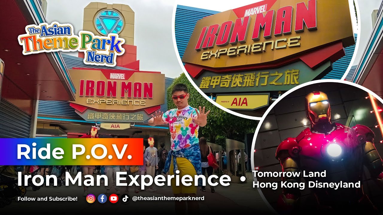 IRON MAN EXPERIENCE | ON-RIDE POV | HONG KONG DISNEYLAND