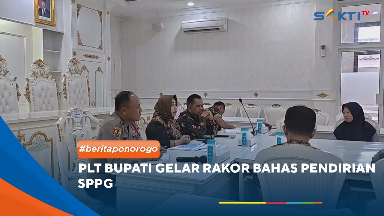 PONOROGO - PLT Bupati Gelar Rakor Bahas Pendirian SPPG