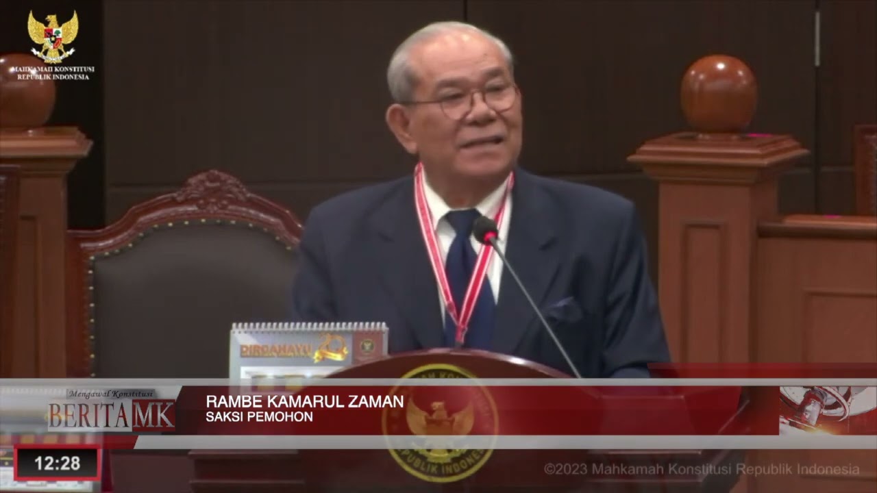 Sejumlah Ahli dan Saksi Sejarah Hadir Terkait Uji Aturan Kewenangan MPR