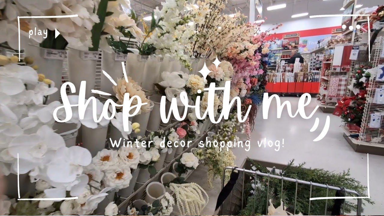 [Slow Living Diaries]Winter Decor Shop With Me | Silent Vlog | Homemade Pizza#silentvlog#slowliving 