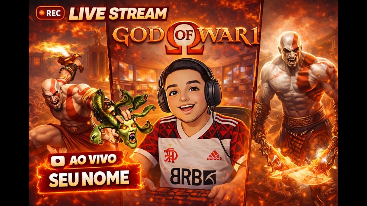 ⭕AO VIVO LIVE=GOD OF WAR SERA QUE ZERA HOJE