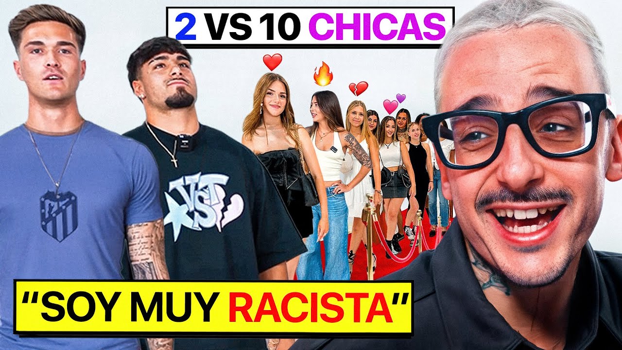 2 tiktokers intentan enamorar a 10 chicas - mi reacción