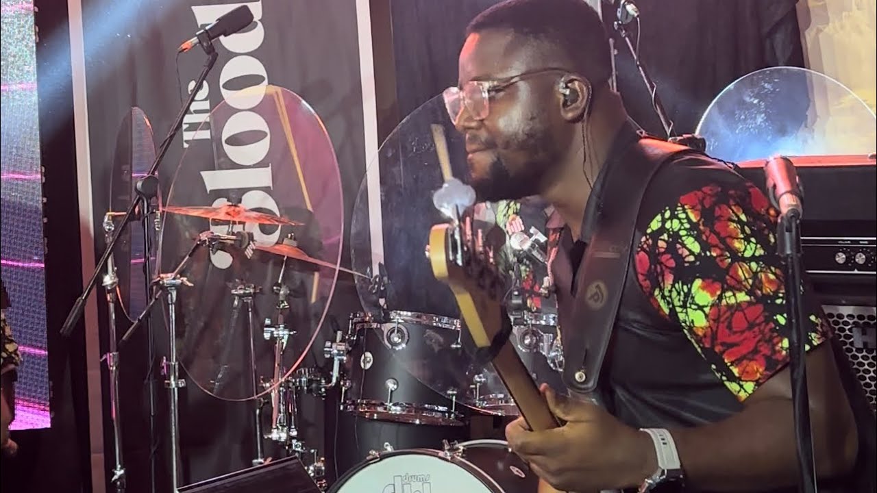 Meet the drummer who played for THE BLOOD CREW in Accra || Solid drum techniques